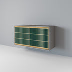 ILUSION GATE Aparador de 2 Portas em Acabamento Cinzento