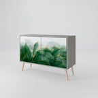 EXPENSIVE NATURE Aparador de 2 Portas em Acabamento Cinzento