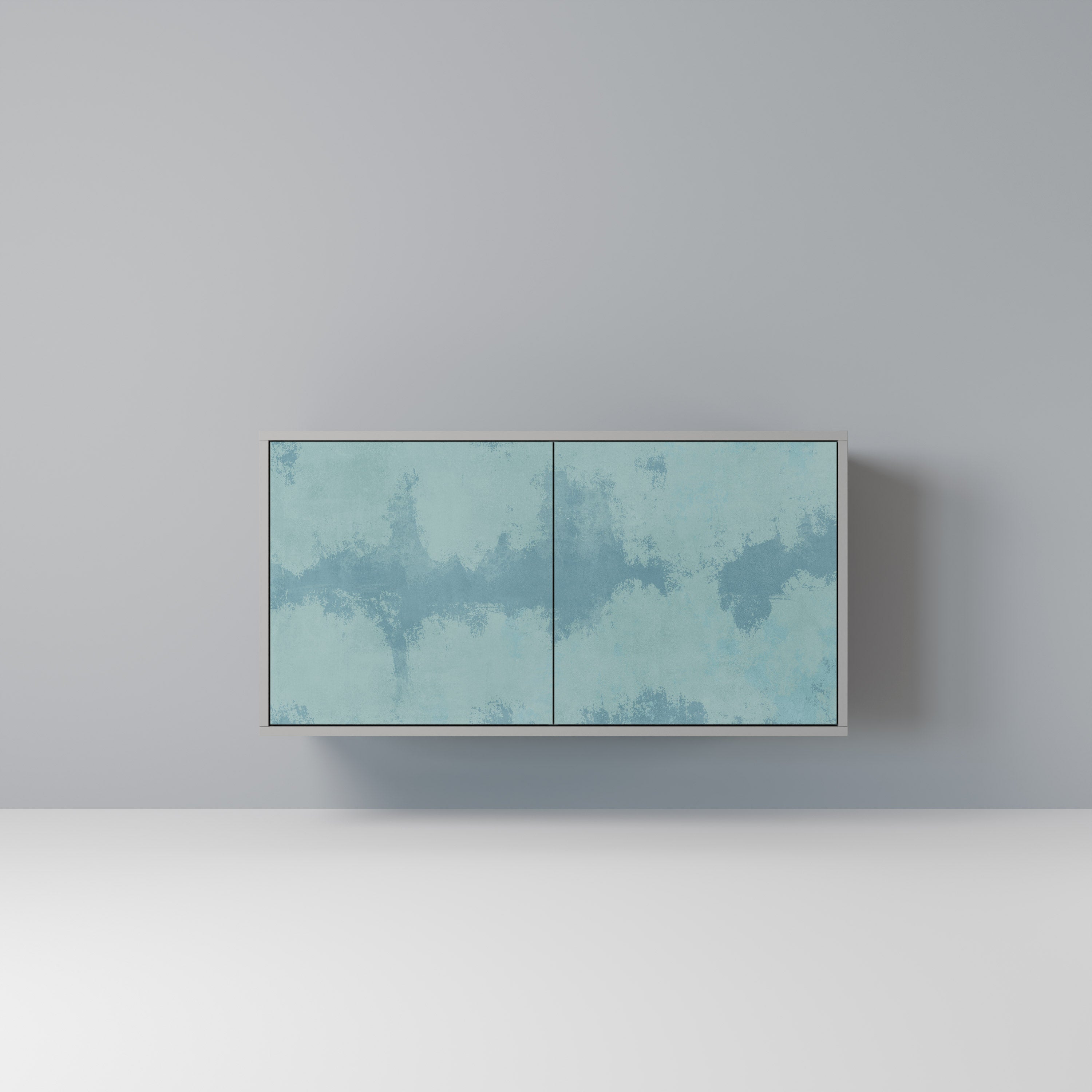 SKY WASH 2-Door Sideboard in Grey Finish