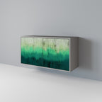 NORTHERN LIGHTS Aparador de 2 Portas em Acabamento Cinzento