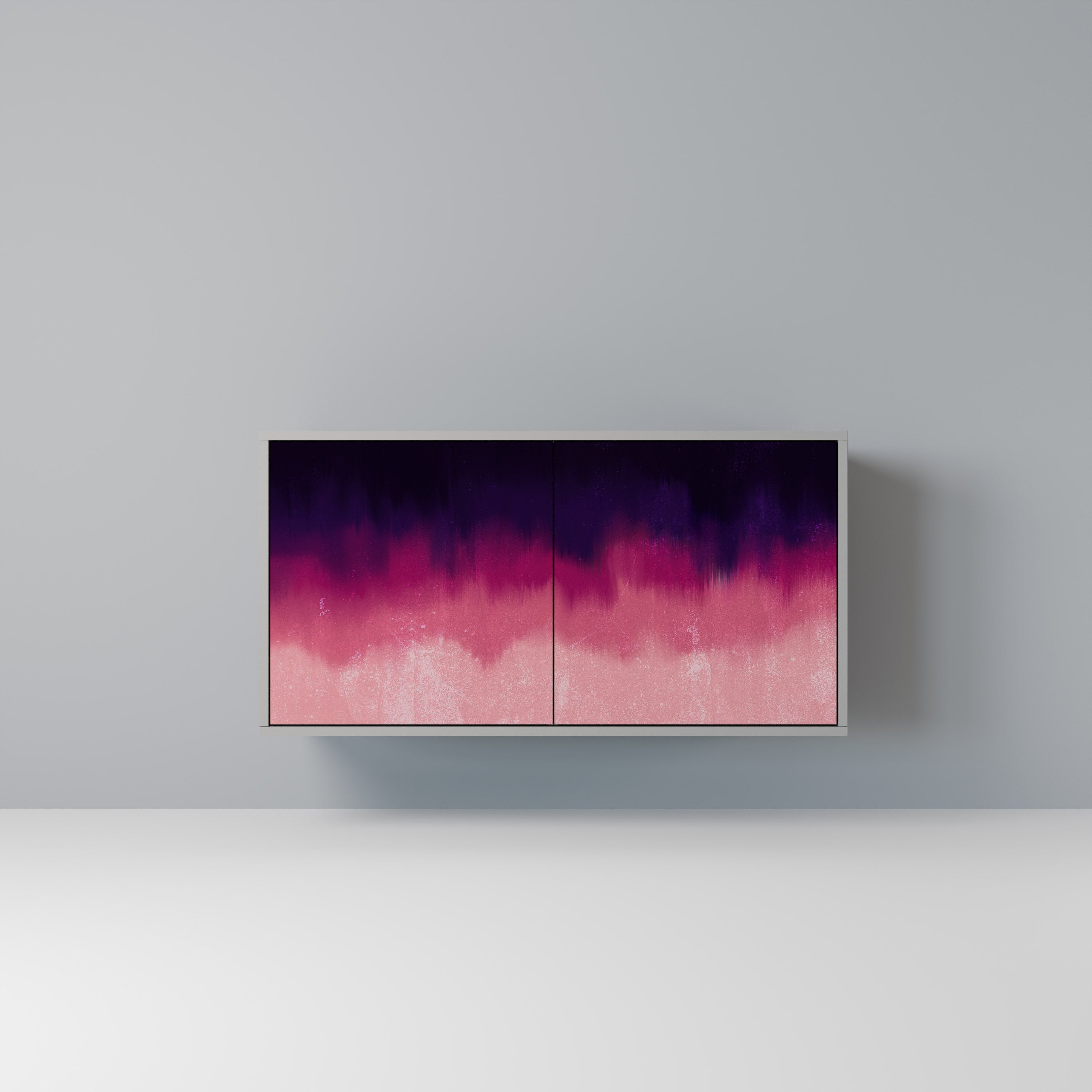 AURORA BOREALIS 2-Door Sideboard in Grey Finish