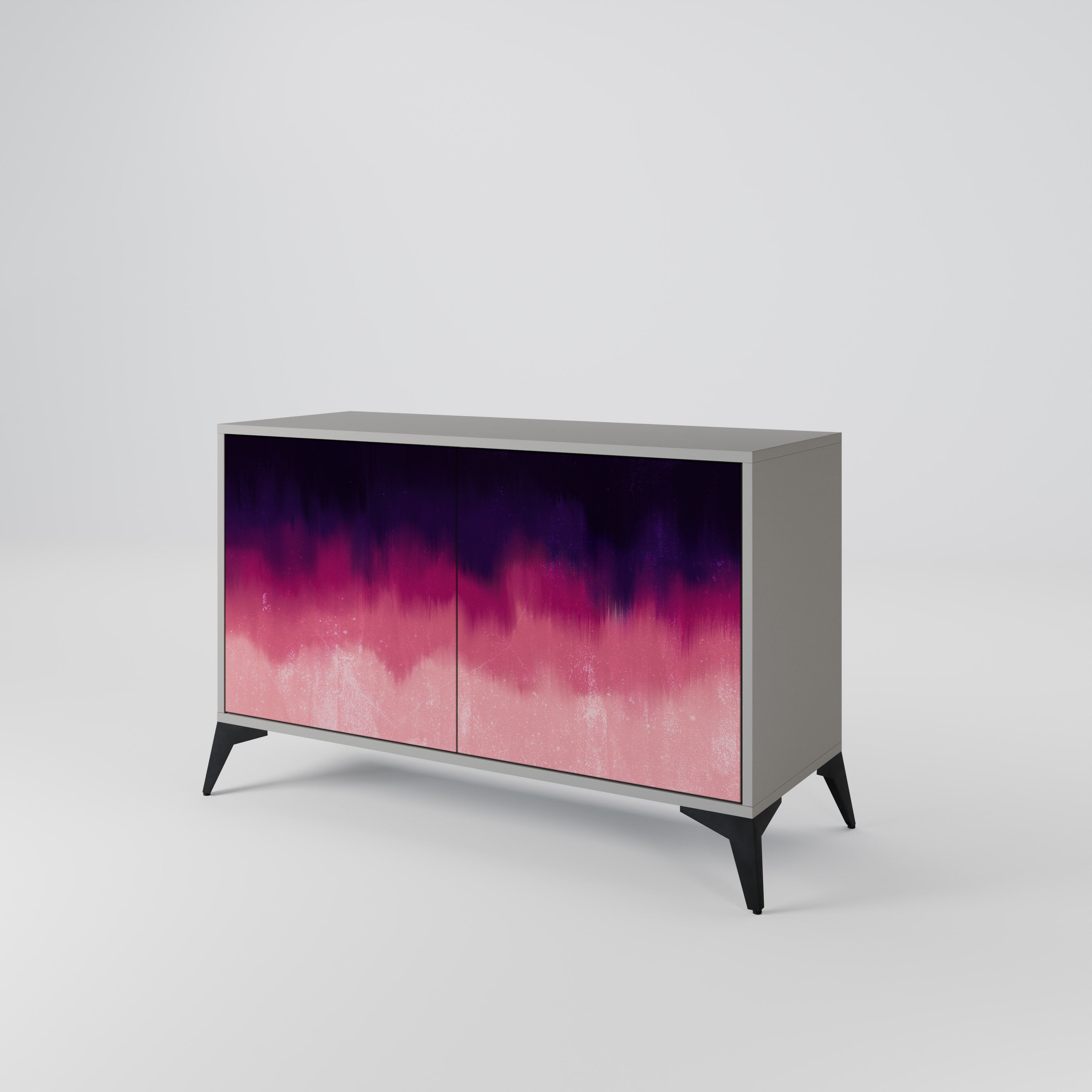 AURORA BOREALIS 2-Door Sideboard in Grey Finish