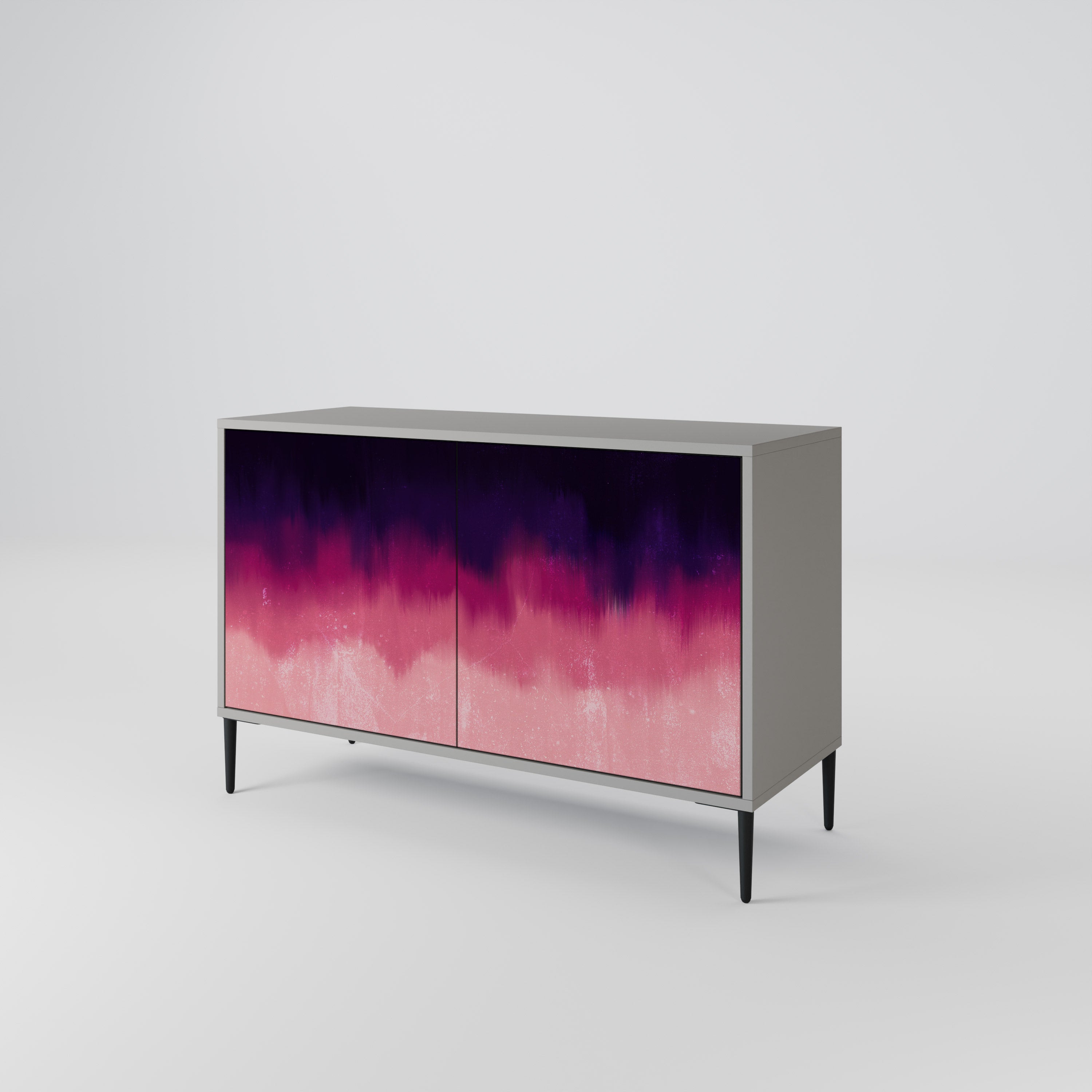 AURORA BOREALIS 2-Door Sideboard in Grey Finish