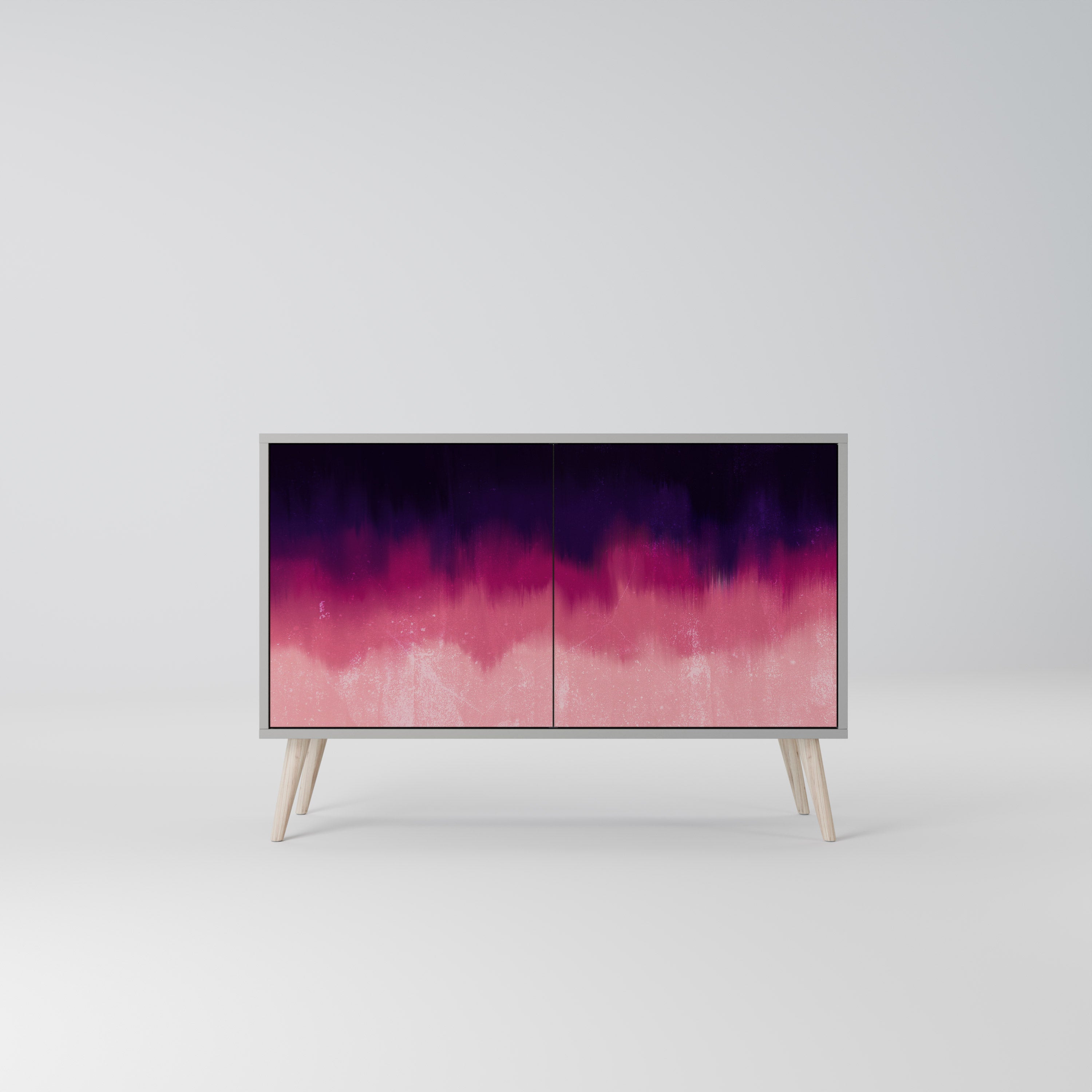 AURORA BOREALIS 2-Door Sideboard in Grey Finish