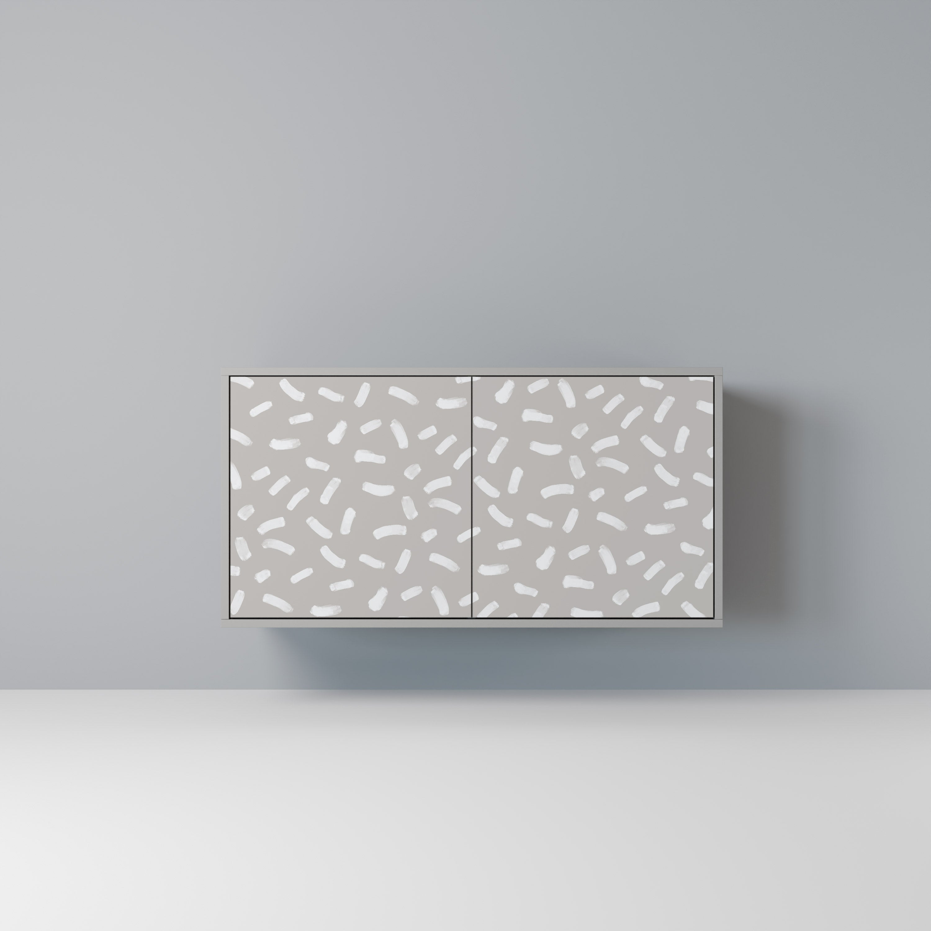 PASSING SECONDS 2-Door Sideboard in Grey Finish