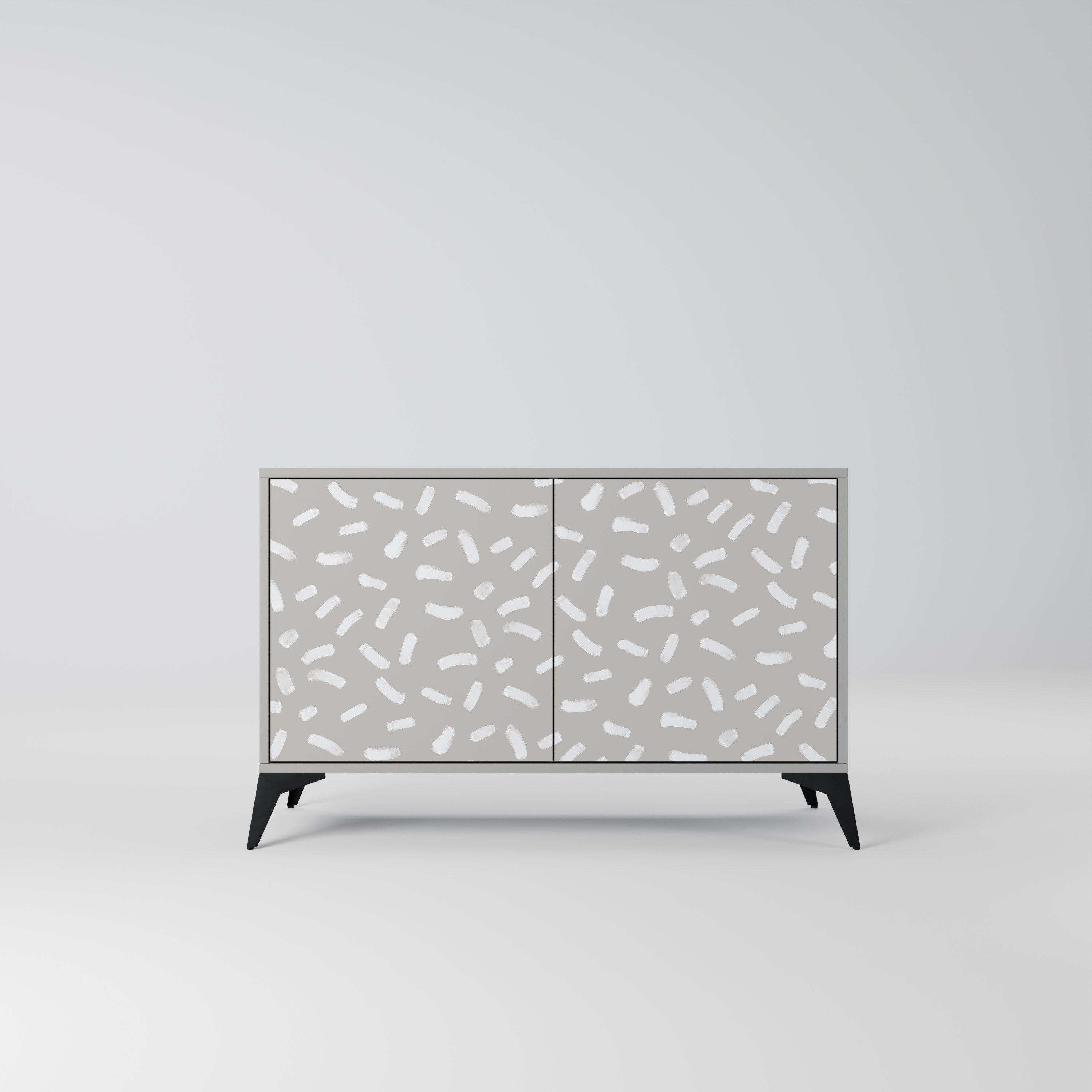 PASSING SECONDS 2-Door Sideboard in Grey Finish