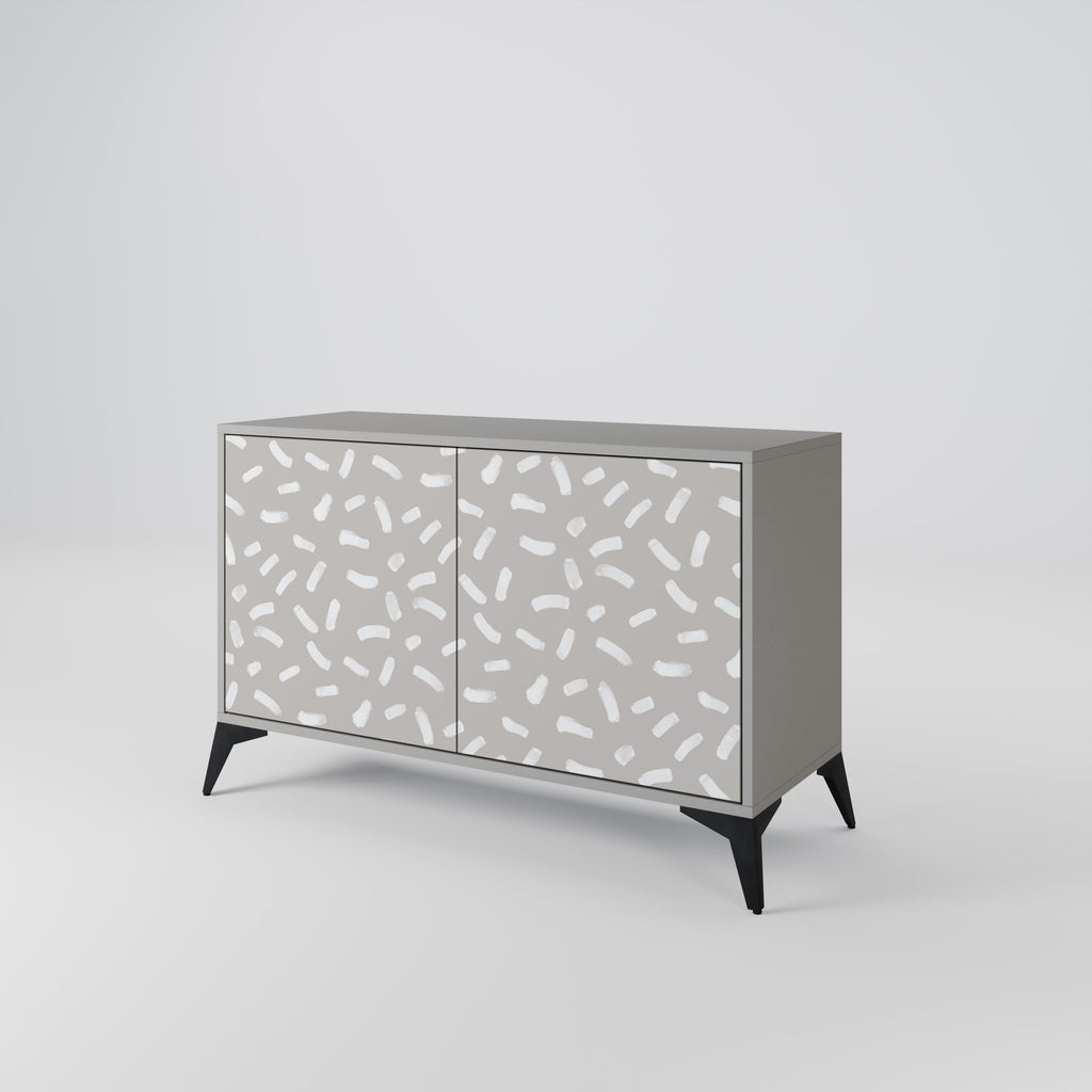 PASSING SECONDS 2-Door Sideboard in Grey Finish