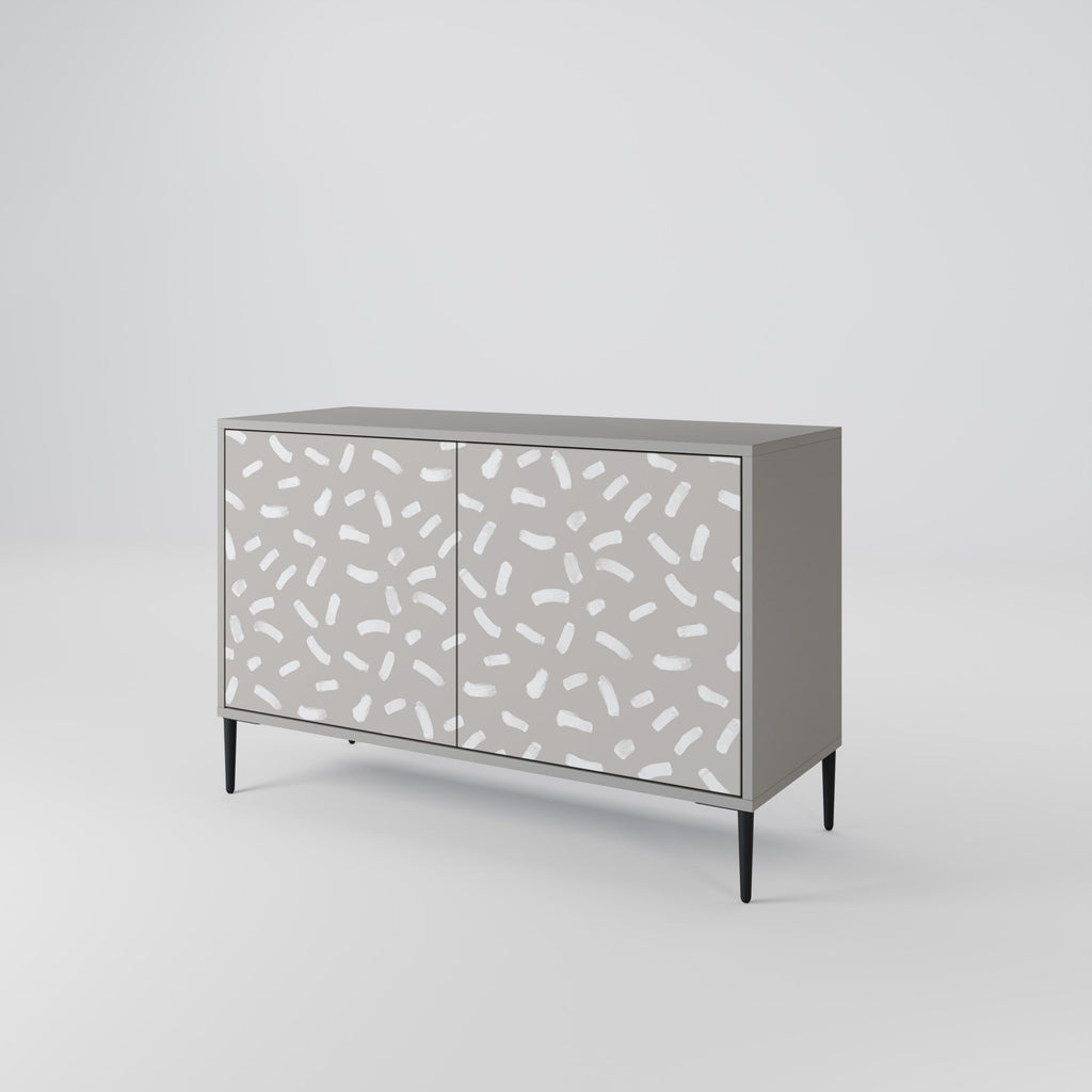 PASSING SECONDS 2-Door Sideboard in Grey Finish