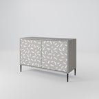 PASSING SECONDS 2-Door Sideboard in Grey Finish