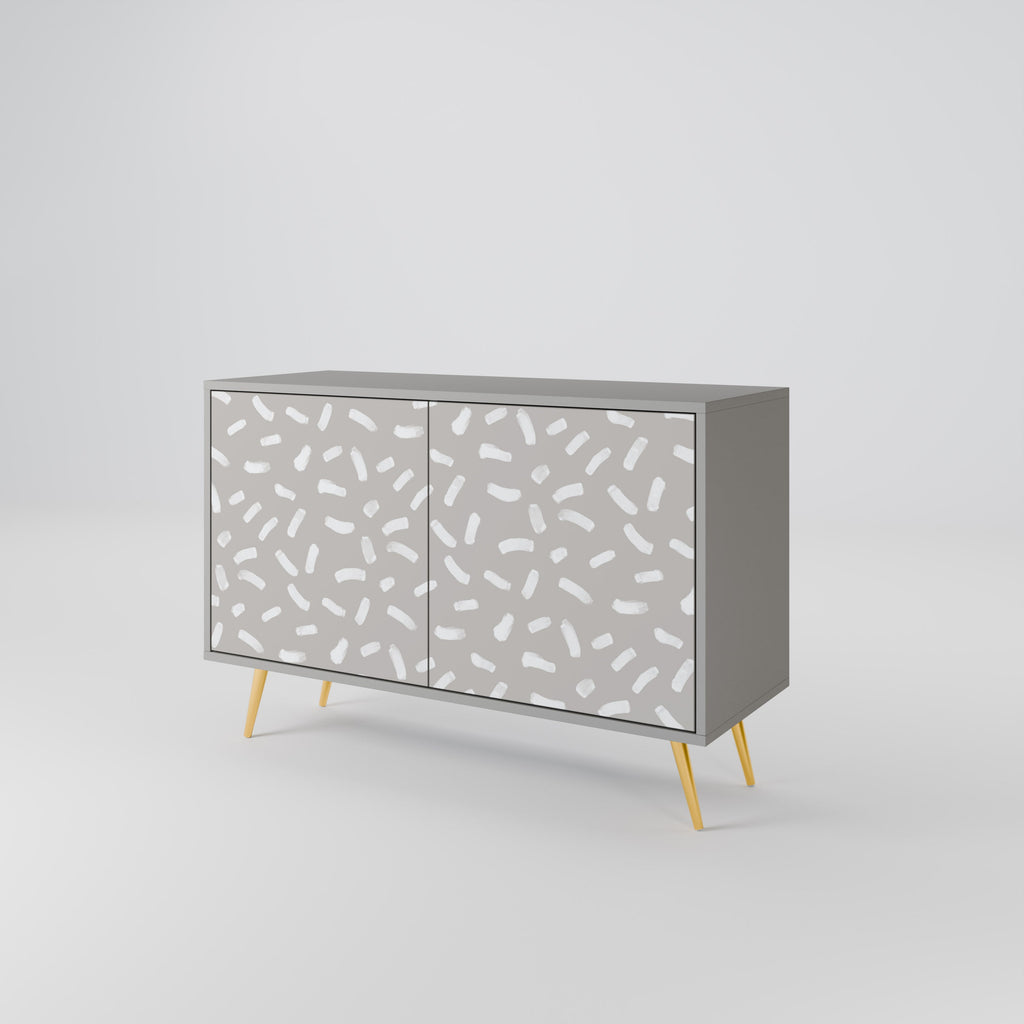 PASSING SECONDS 2-Door Sideboard in Grey Finish