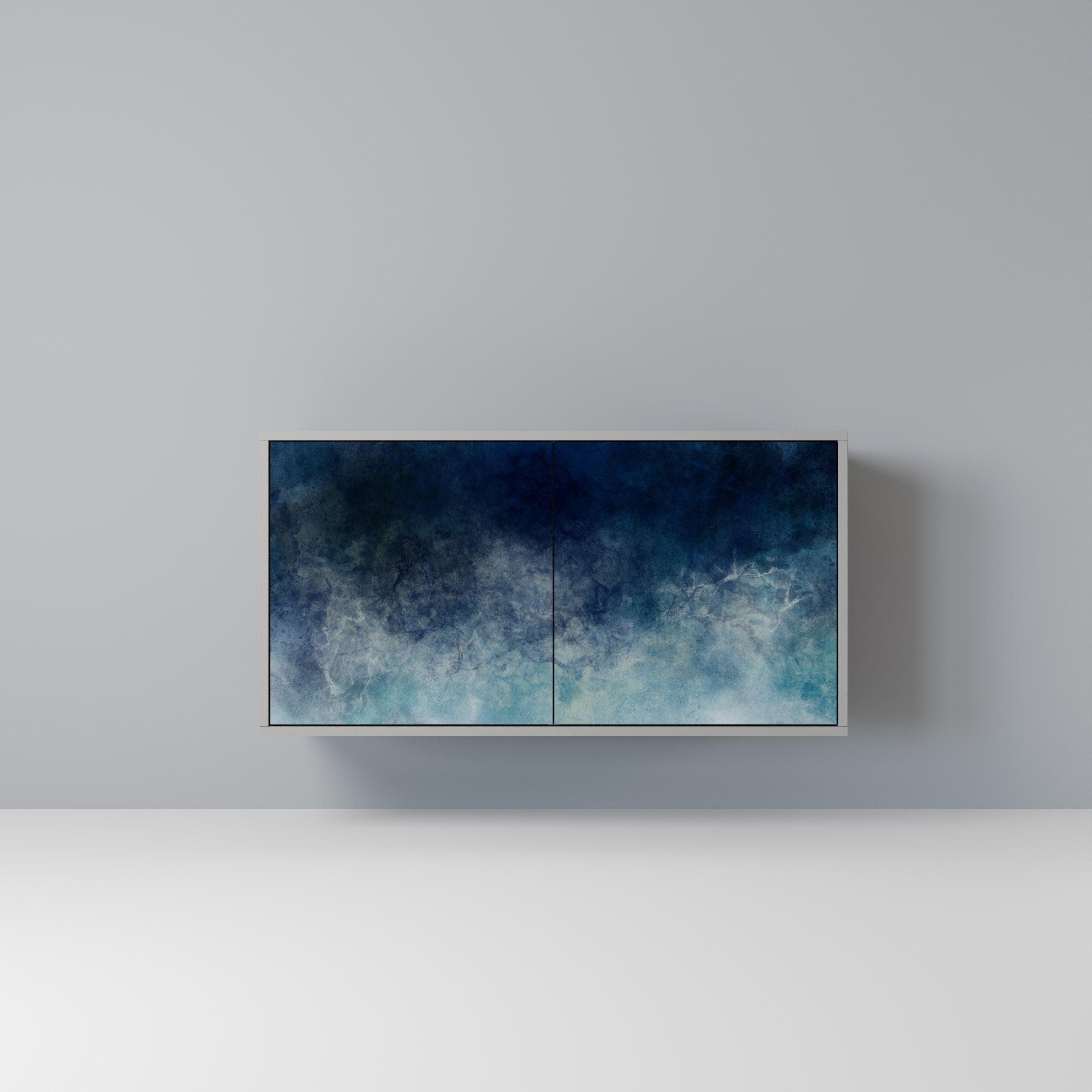 CELESTIAL FALL 2-Door Sideboard in Grey Finish