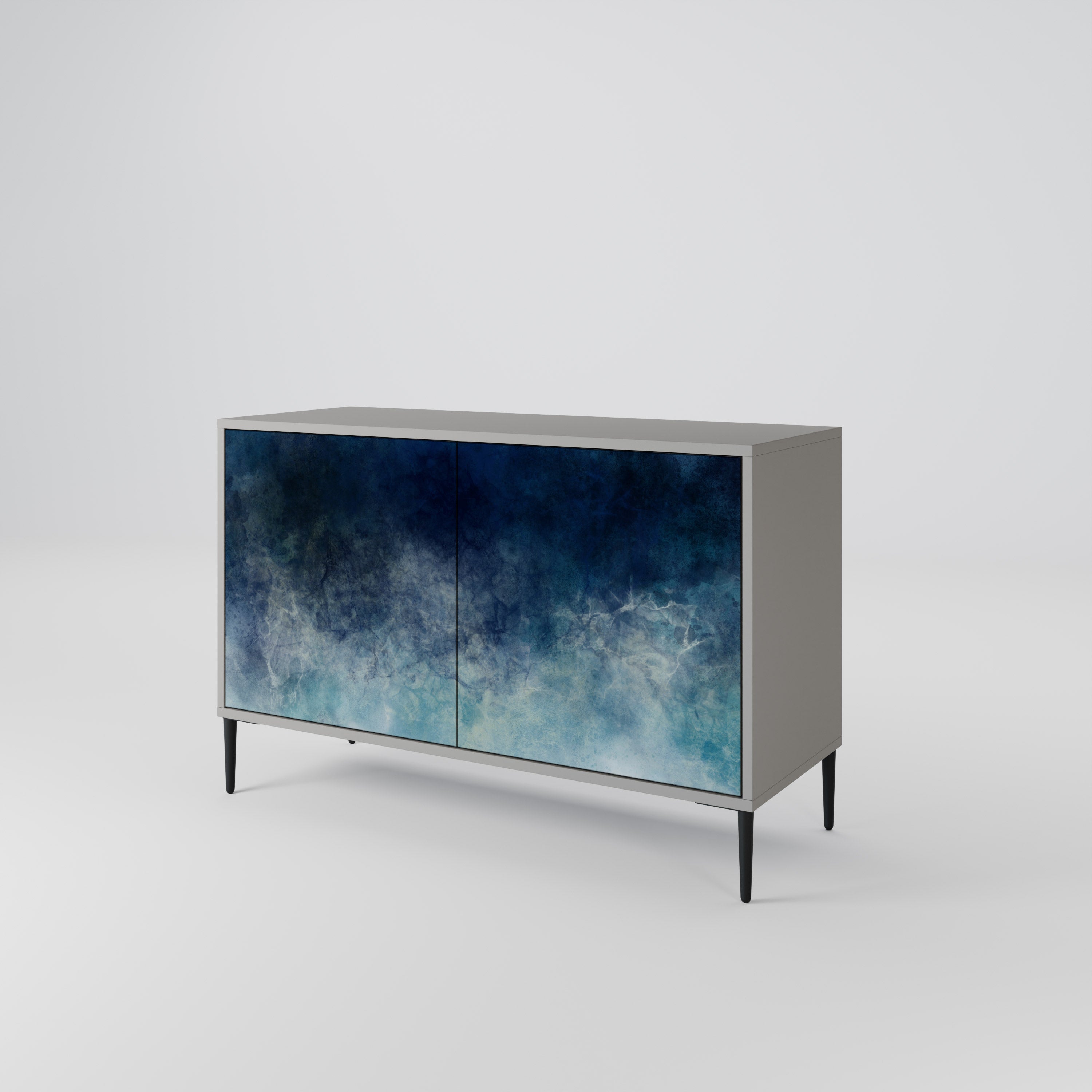 CELESTIAL FALL 2-Door Sideboard in Grey Finish