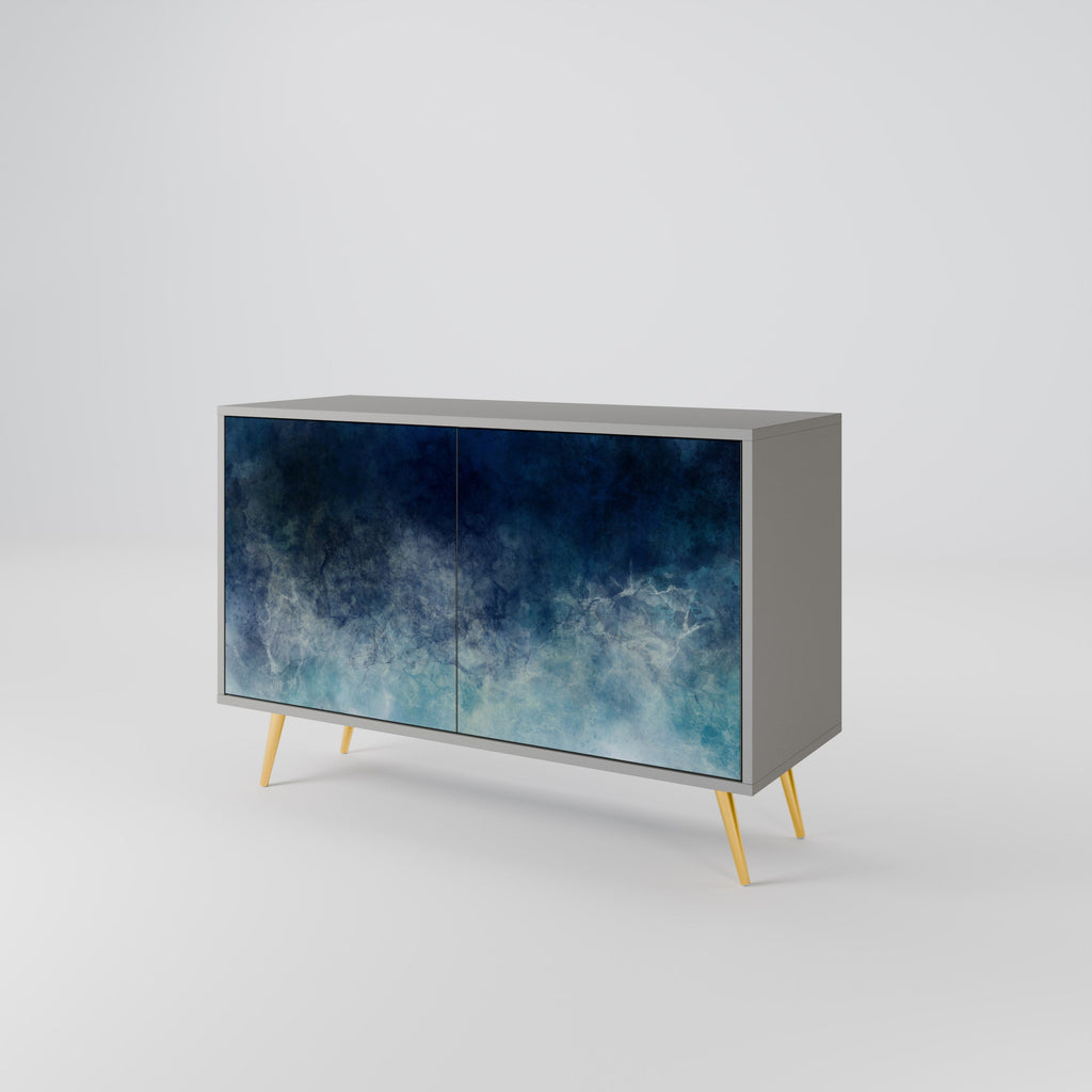 CELESTIAL FALL 2-Door Sideboard in Grey Finish
