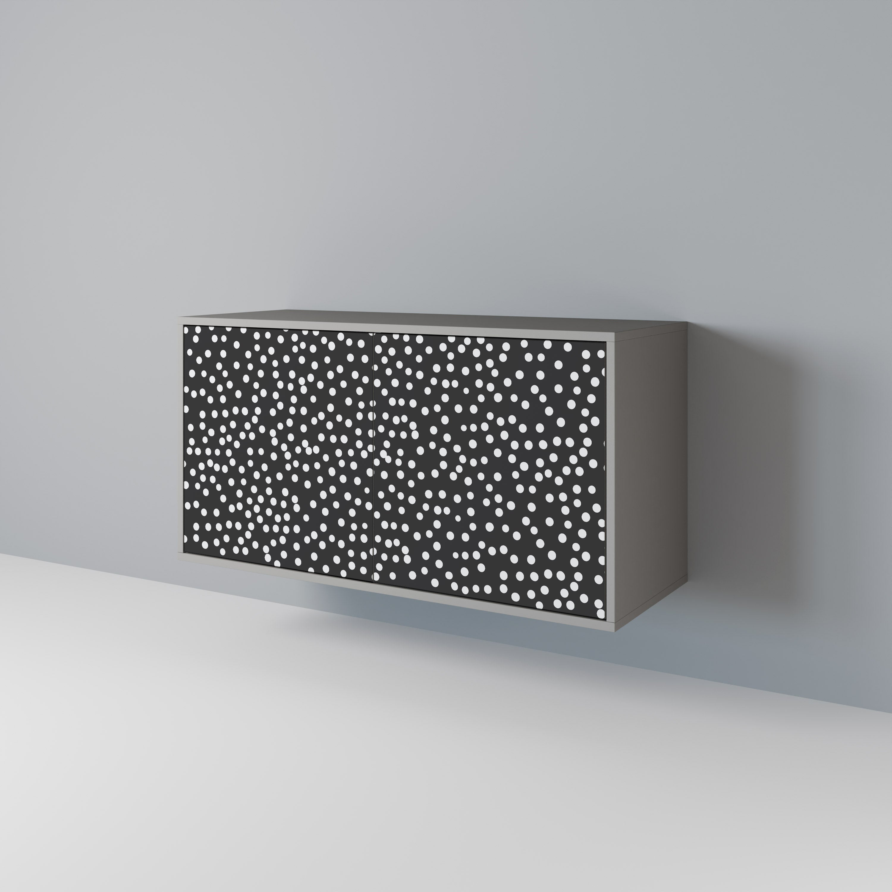 BLINDING LIGHTS Aparador de 2 Portas em Acabamento Cinzento