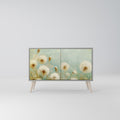 DREAMY MEADOW 2-Door Sideboard in Grey Finish