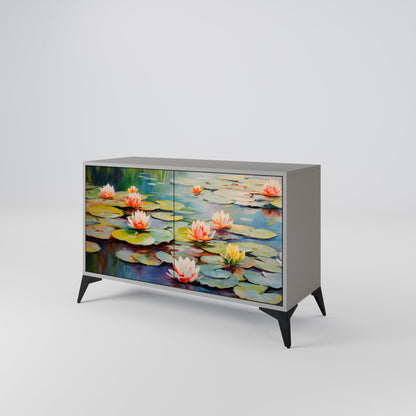 BLOOMING WATERS Aparador de 2 Portas