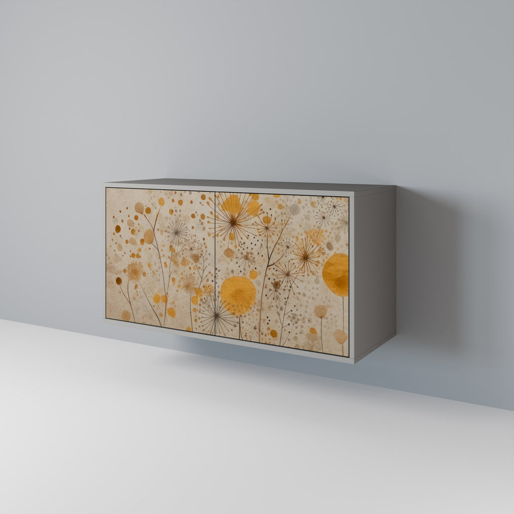 MORNING GLADE 2-Door Sideboard in Grey Finish