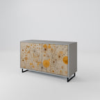 MORNING GLADE 2-Door Sideboard in Grey Finish