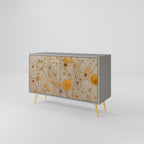 MORNING GLADE 2-Door Sideboard in Grey Finish