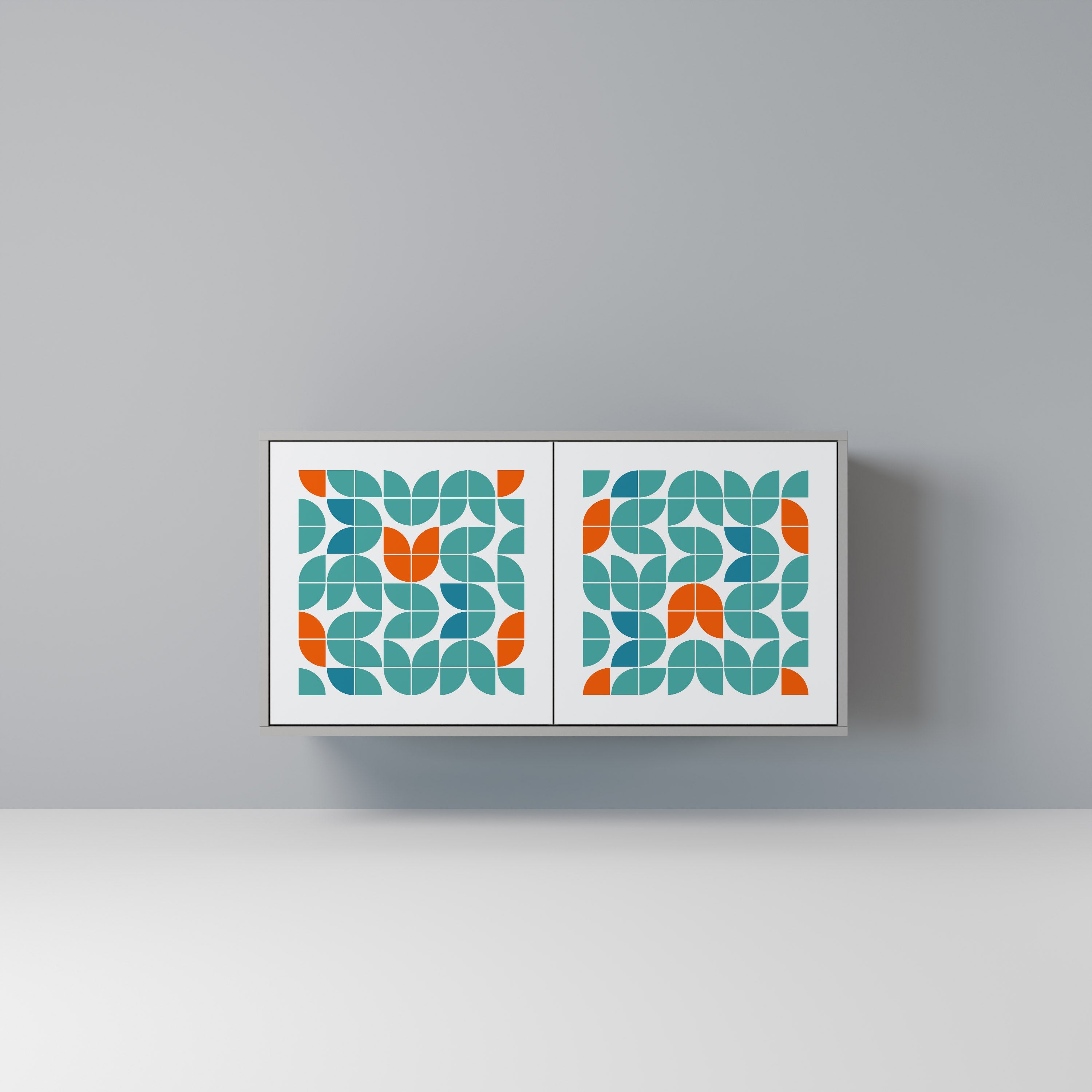 BE THE CHANGE 2-Door Sideboard in Grey Finish