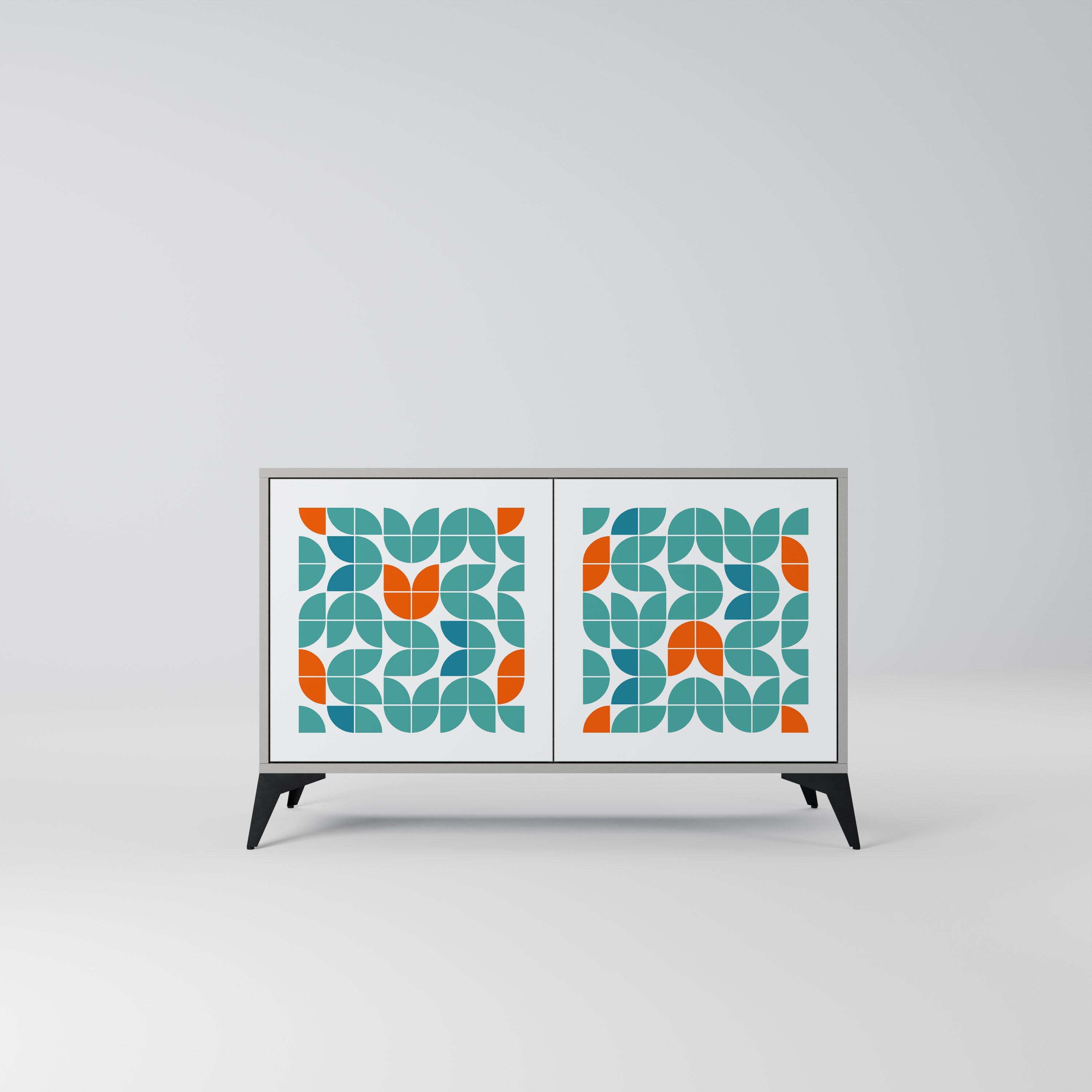 BE THE CHANGE 2-Door Sideboard in Grey Finish