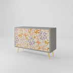 SPRING WHIMSY 2-Door Sideboard in Grey Finish