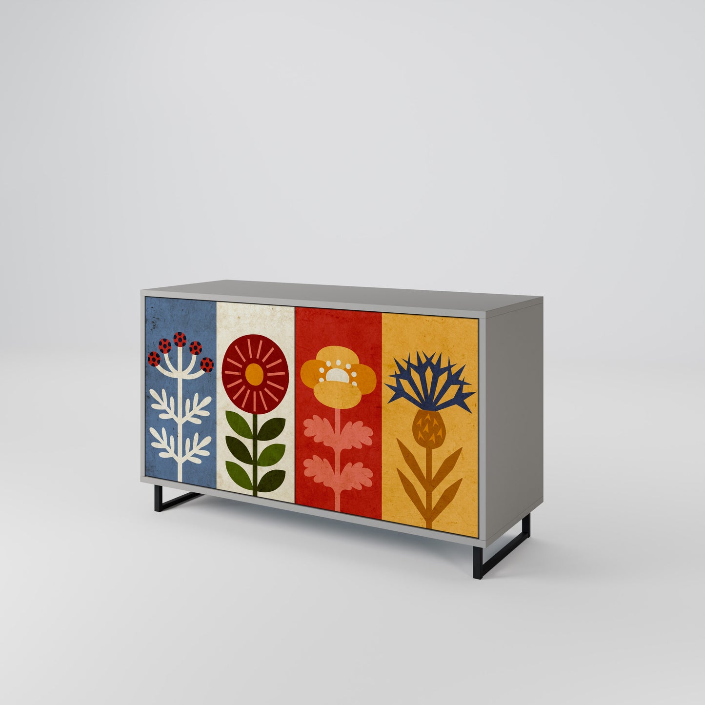 SCANDIC FLOWERET Aparador de 2 Portas