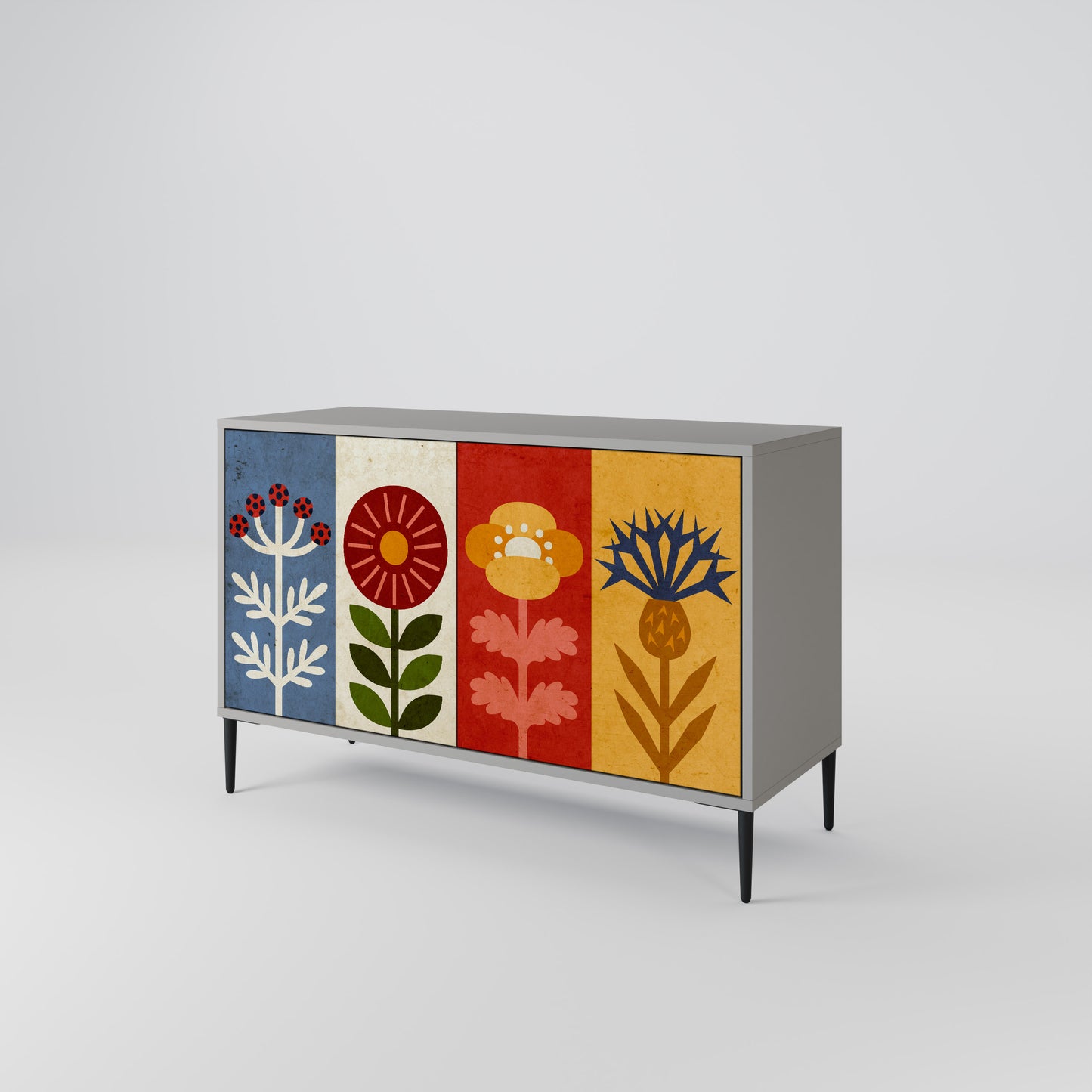SCANDIC FLOWERET Aparador de 2 Portas