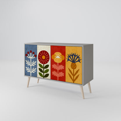 SCANDIC FLOWERET Aparador de 2 Portas