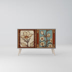 TIMELESS FLORA Aparador de 2 Portas em Acabamento Cinzento