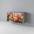 STYLISH BEAUTY Aparador de 2 Portas em Acabamento Cinzento