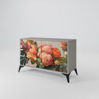 STYLISH BEAUTY Aparador de 2 Portas em Acabamento Cinzento