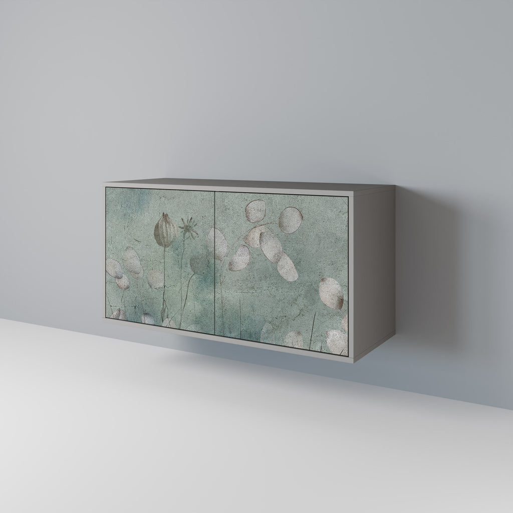 NIGHT LADY Aparador de 2 Portas em Acabamento Cinzento