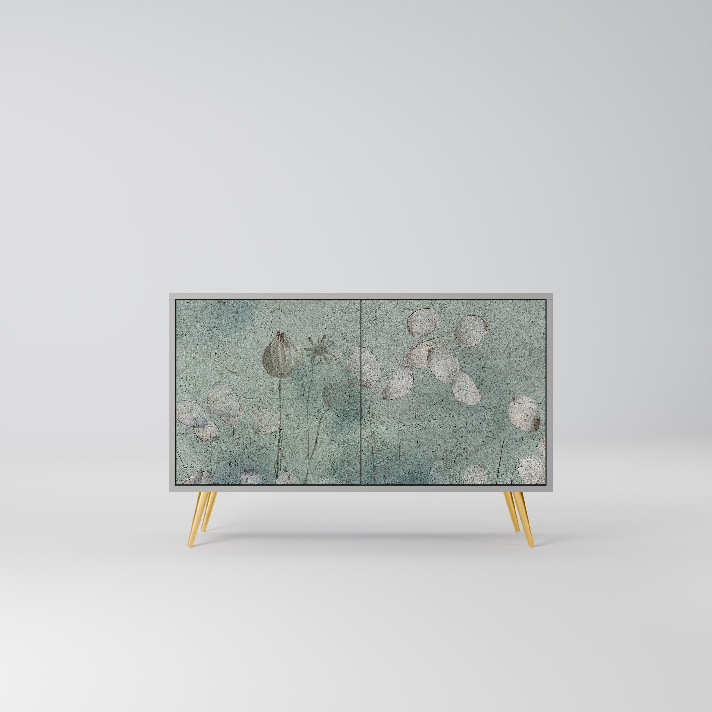 NIGHT LADY Aparador de 2 Portas em Acabamento Cinzento