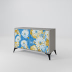 DAISY LUXE Aparador de 2 Portas em Acabamento Cinzento