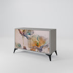 SOFTEN POPPY Aparador de 2 Portas em Acabamento Cinzento