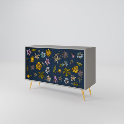 FLOWERS ON NAVY BLUE Aparador de 2 Portas