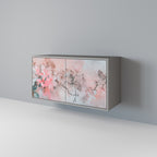 CHERRY BLOSSOM 2-Door Sideboard in Grey Finish