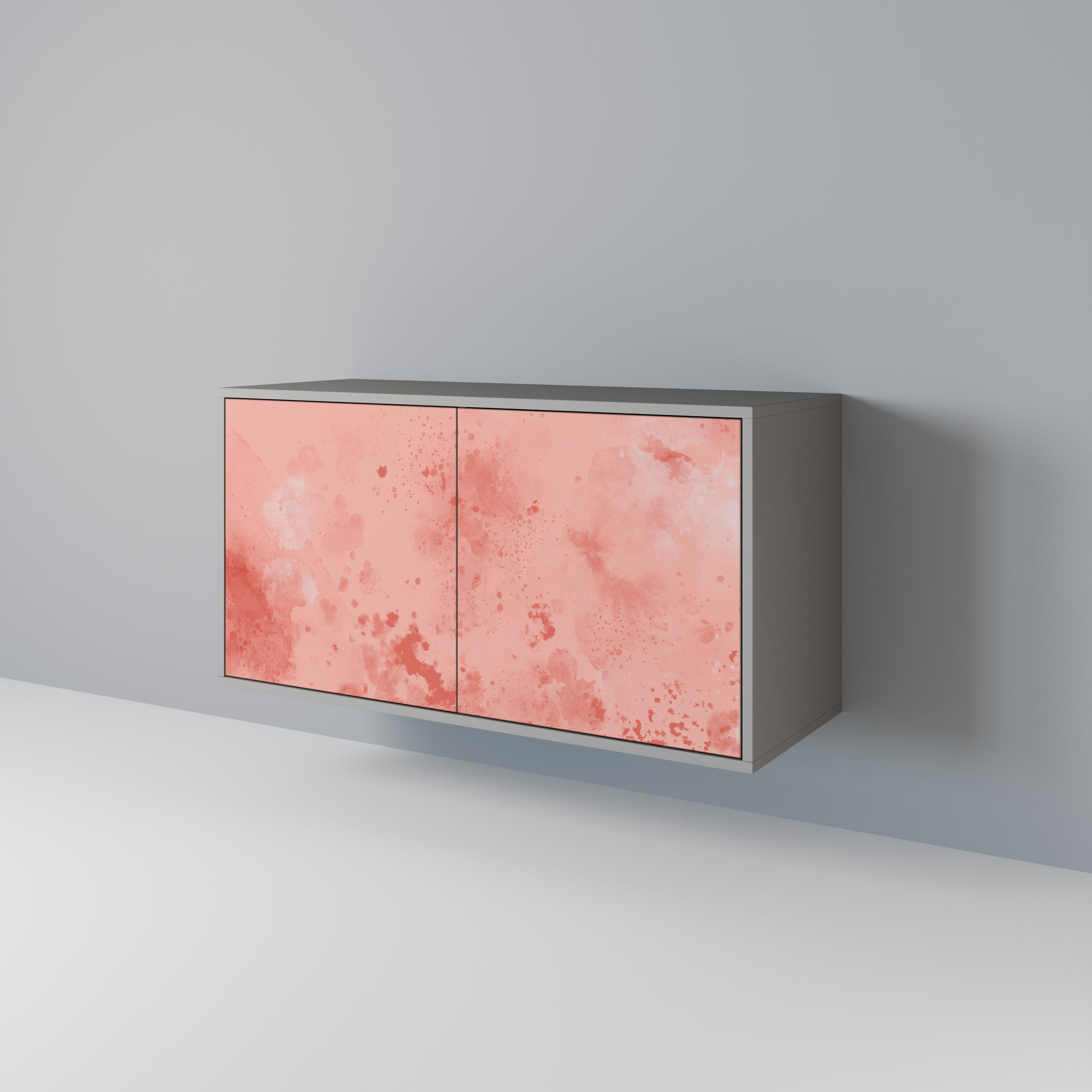 CRANE DANCE Aparador de 2 Portas em Acabamento Cinzento