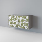 SEEDLING SONGBIRD 2-Door Sideboard in Grey Finish