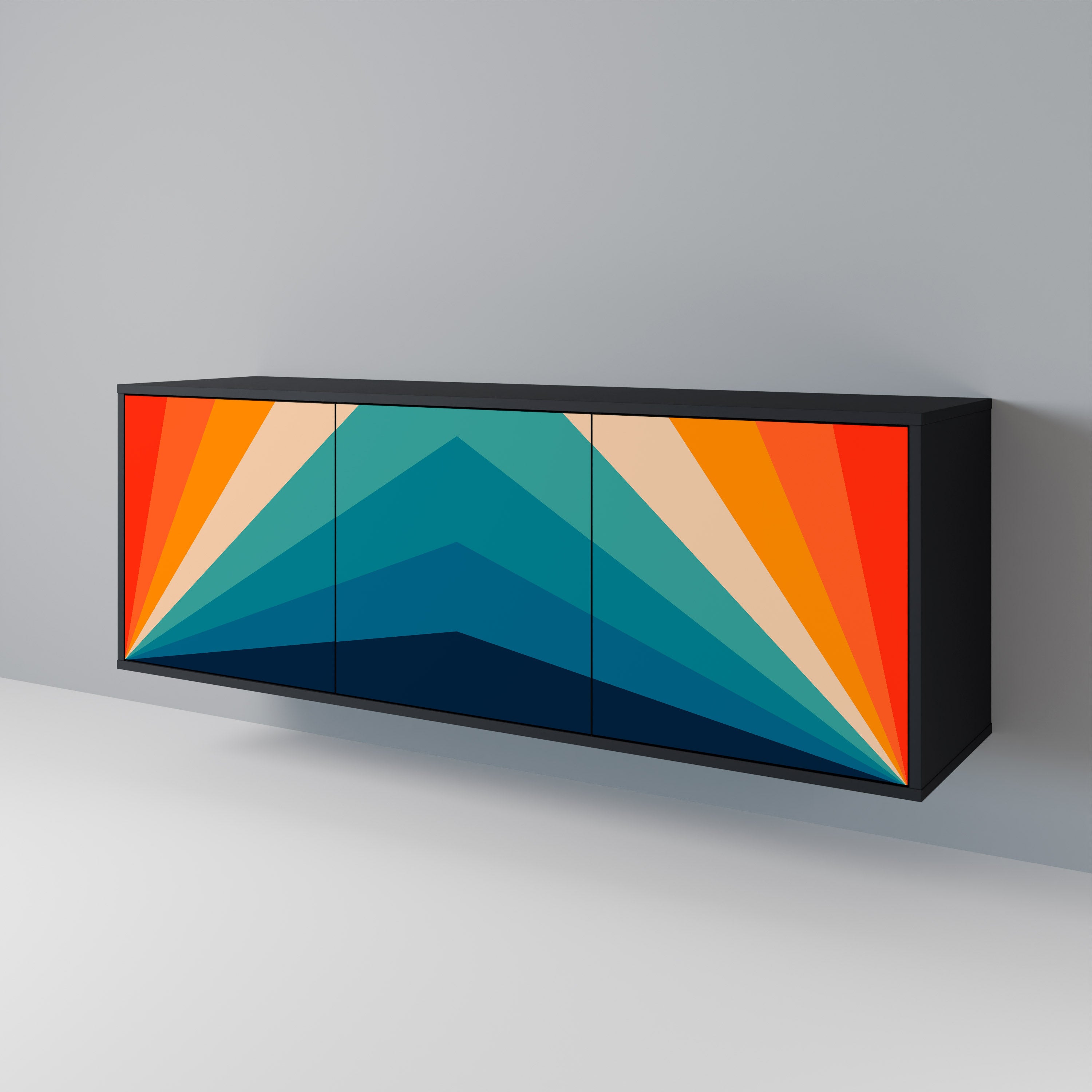 PRISM CONCUSSION Aparador de 3 Portas