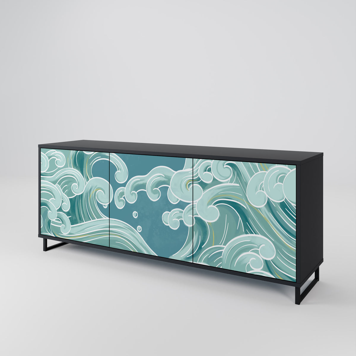ASIAN SWAY 3-Door Sideboard