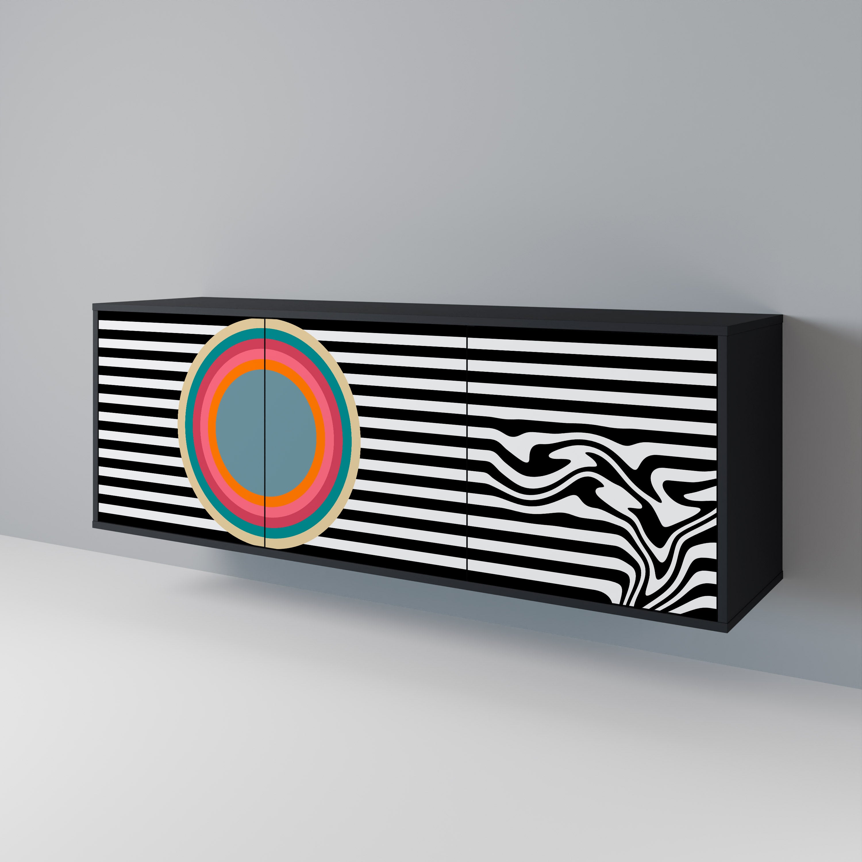 SPECTRA SHOWCASE Aparador de 3 Portas