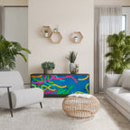 STREAMER TANGLE 3-Door Sideboard in Black Finish