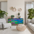 STREAMER TANGLE 3-Door Sideboard in Black Finish