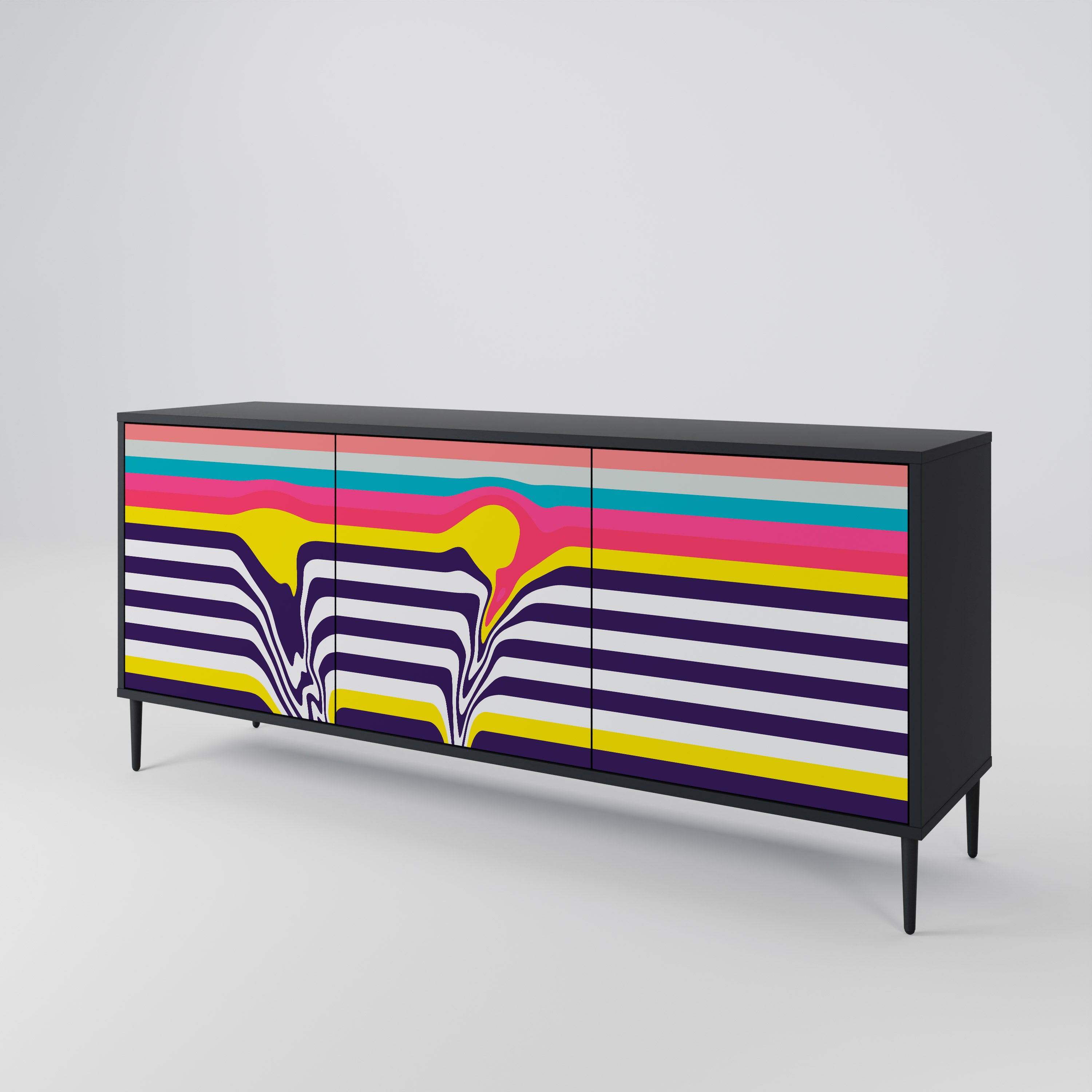 TONE COLLAPSE 3-Door Sideboard