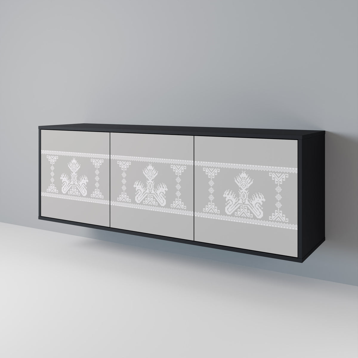 THAI GRAY Aparador de 3 Portas
