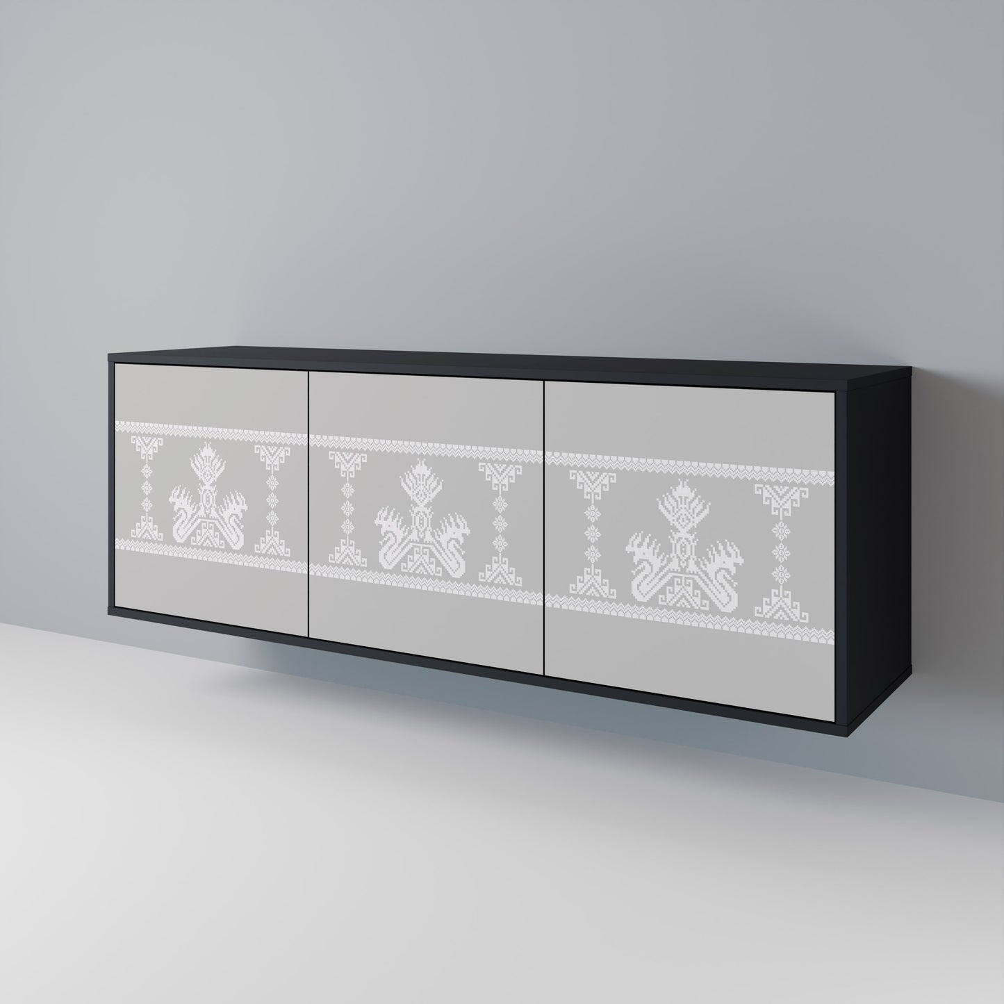 THAI GRAY Aparador de 3 Portas
