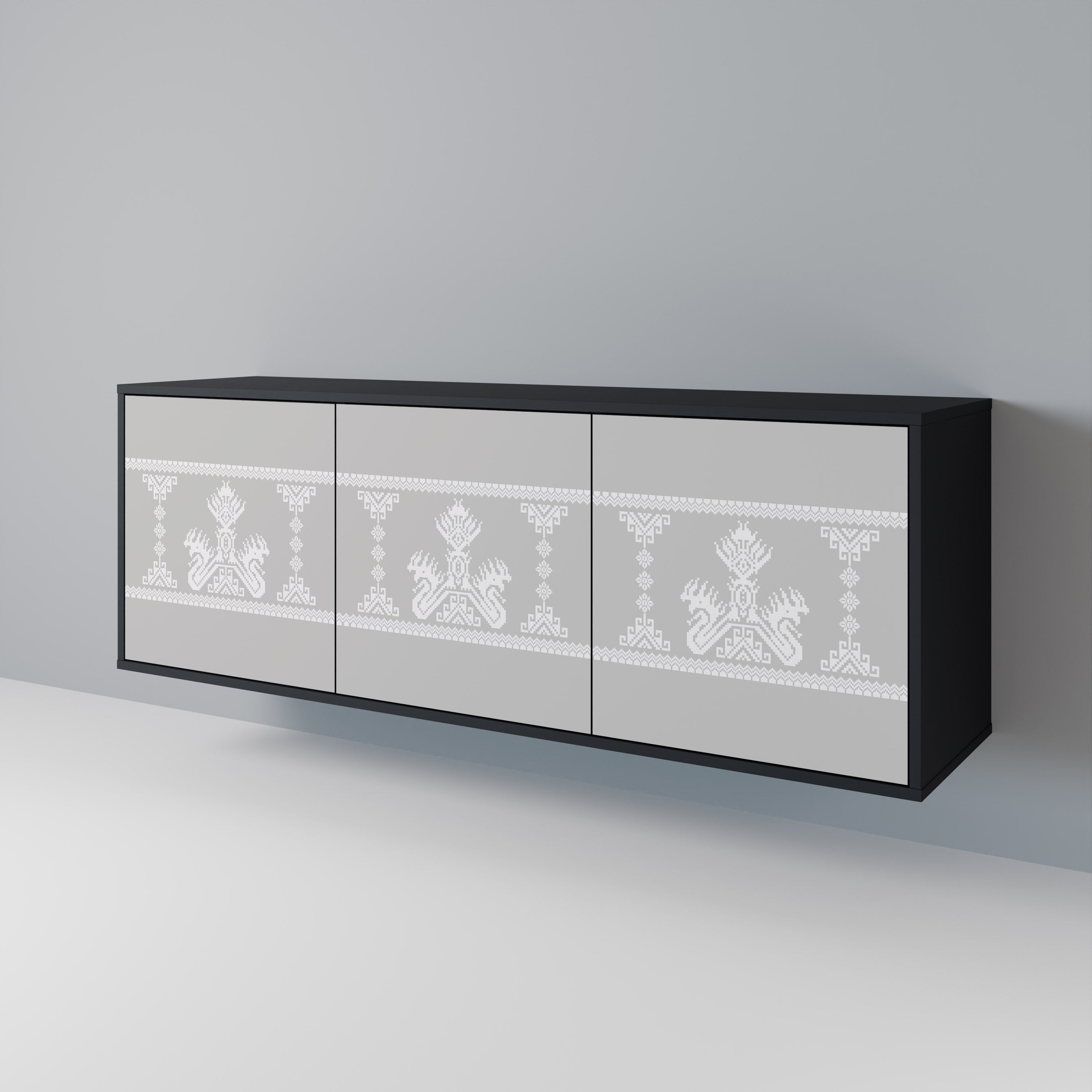 THAI GRAY Aparador de 3 Portas
