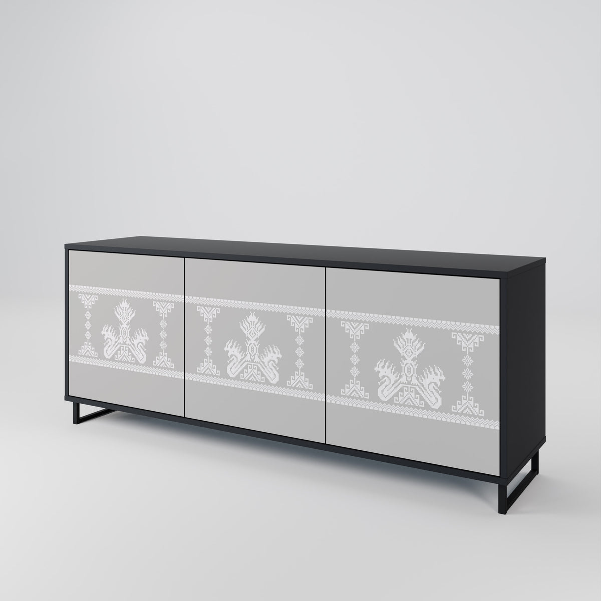 THAI GRAY Aparador de 3 Portas